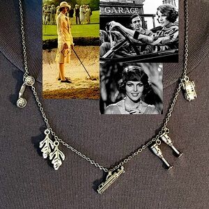 Jordan Baker's Necklace Great Gatsby F. Scott Fitzgerald Handmade Book Necklace